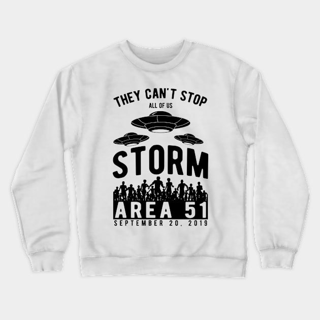 Storm Area 51 Crewneck Sweatshirt by JakeRhodes